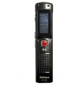 质感黑金 智能降噪录音笔 8G带MP3播放 Shinco新科 RV-25 录音笔