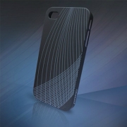 气质商务 防尘耐磨 iPhone4手机套 苹果4手机壳 偶米条纹图案系列（四款）