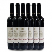 保加利亚进口 洛维克赤霞珠干红葡萄酒(赤霞珠)750ml 12瓶装