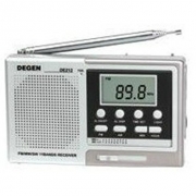 便携灵敏 多波段收音 数显单声道 德劲/Degen多功能收音机 DE212