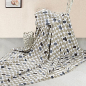 夏凉毯 空调毯 子谷川雨花丝绒毯 100%印花摇粒丝绒纤维